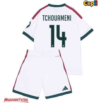 Real Madrid Aurelien Tchouameni #14 Echipament de Fotbal Replică 2026-27 Copii Acasa (+ Șorturi)